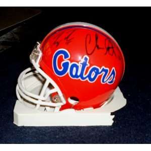  Tim Tebow Chris Leak Autographed Signed Florida Gators 