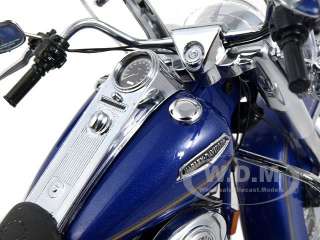   model of 1999 Harley Davidson Road King Classic Blue by Franklin Mint