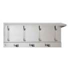 American Specialties Utility Hook Strip with Shelf and Mop Holders 