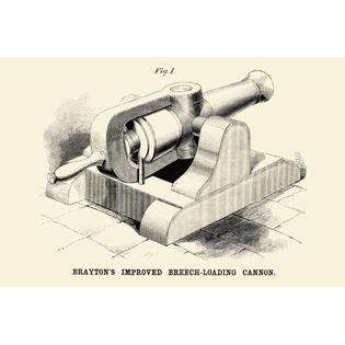   Improved Breech loading Cannon 12x18 Giclee on canvas 