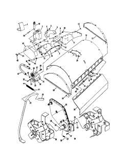 SNAPPER Tiller Frame (left side) (5 hp) Parts  Model RT5 