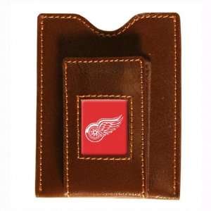   Red Wings Brown Leather Money Clip & Card Case