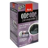 Melitta OneOne OneOne Java Pods Coffee Pods, Love at First Sip, 18 