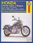 Honda V45, V65 Sabre, Magna Repair Manual 1982 1988