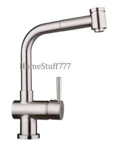 13H Brass Single Handle Pull Down Kitchen Faucet 413BN  