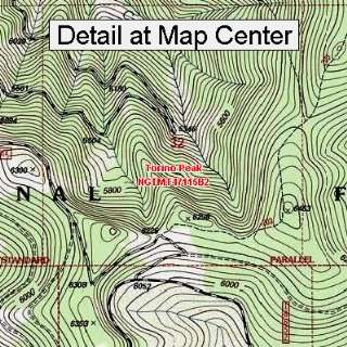 USGS Topographic Quadrangle Map   Torino Peak, Montana (Folded 