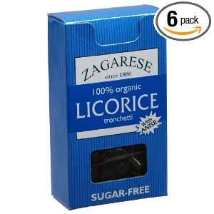 Zagarese 100% Organic Licorice with Anise, 0.88 Ounce Flip Top Boxes 