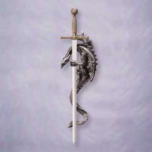  Sword and Dragon Wall Plaque 
