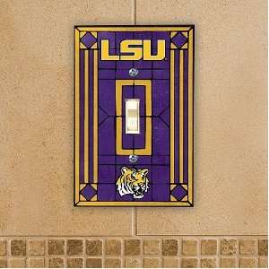  Louisiana State Fighting Tigers   NCAA Art Glass Single 
