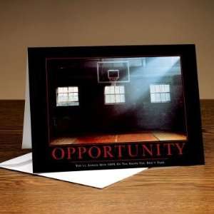  Successories Opportunity Basketball 25 Pack Greeting Cards 