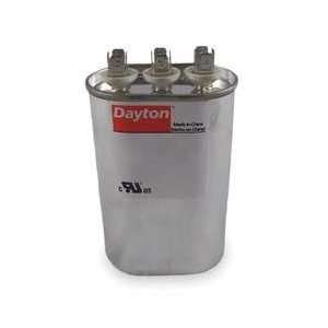 DAYTON Run Capacitor, 35/5 MFD, 370 VAC, Oval  Industrial 