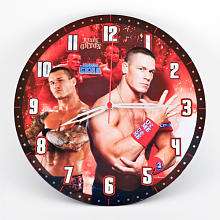 WWE Wall Clock with Decals   Berger M Z & Company   