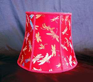 of Oriental Style with Dragonfly Motif Lamp Shade  