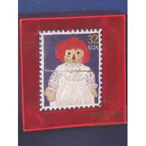 Raggedy Ann Postage Stamp Ornament 