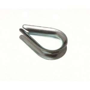  WIRE ROPE THIMBLE 8MM 5/16 INCH BZP ZINC PLATED STEEL 