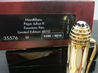 Montblanc 2005 PATRONS OF ART POPE JULIUS II LIMITED EDITION ＃3396 