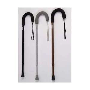 Walking Cane   Standard Cane with Soft Grip. Hypalon grip with wrist 