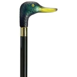  Walking Cane   Unisex translucent duck handle with brass 