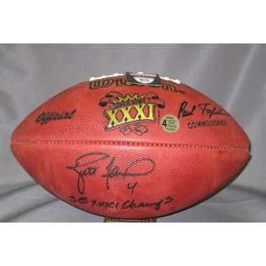  Brett Favre Signed NFL Super Bowl XXXI Football   SB XXXI 