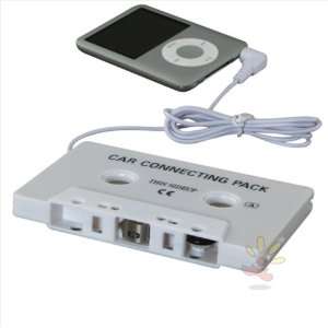  White Universal Car Audio Cassette Adapter  Players 
