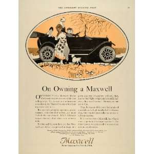  1917 Ad Antique Maxwell Motor Car Models Pricing 