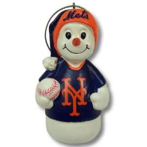  Forever Collectibles New York Mets Resin Snowman Ornament 
