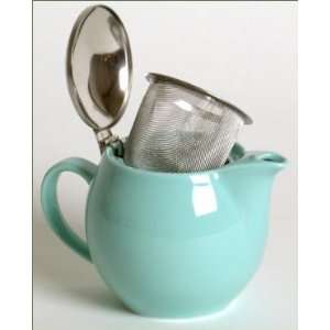    Bee House 15 oz. Teapot with Filter, Aqua Mint 