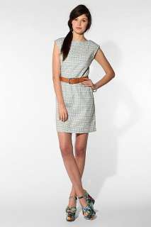 UrbanOutfitters  A.P.C. Madras Textured Dress