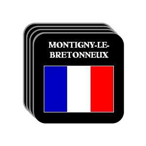  France   MONTIGNY LE BRETONNEUX Set of 4 Mini Mousepad 