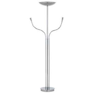  Possini Triple Pole Torchiere Lamp with LED Side Lights 