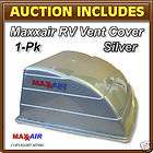 maxxair rv vent cover silver single cover maxx max air