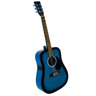 41 Full Size Beginners Acoustic Guitar   Blue