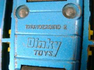 Vintage 1970s Dinky THUNDERBIRD 2 Spacecraft Plane  