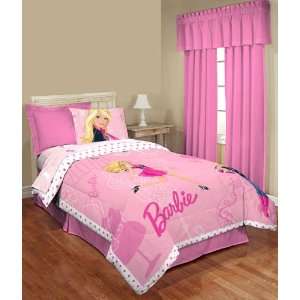  Barbie Fashion Sheet Set   Pink (Twin)