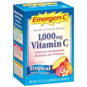  Alacer Corp Emergen C Tropical (10 packets) Health 