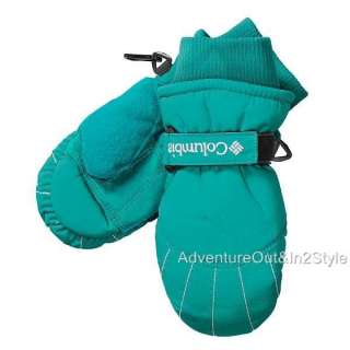 NEW COLUMBIA Winter Snow MITTENS TODDLER O/S 2T  4T INSULATED   WATER 