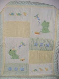 Lambs Ivy Crib Bedding Set Froggy Tales Nursery Mobile Baby Infant 