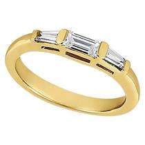 6ct Baguette Diamond Wedding Band Ring 14k Yellow Gold  