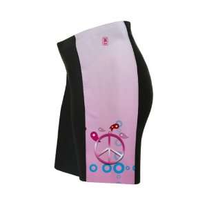  Pink Peace Cycling Shorts for Youth