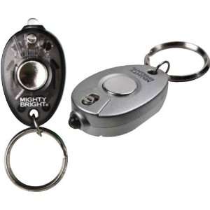  Mighty Bright Key Chain Light 2 Pack Black & Silver 