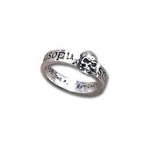  The Great Wish Ring   Alchemy Gothic Pewter Ring, size 6 Jewelry