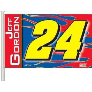  Jeff Gordon #24 NASCAR Car Flag Patio, Lawn & Garden