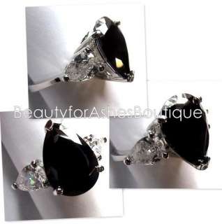 Jewels Jewelry TUXEDO BLACK CLEAR CZ RING by Park Lane  