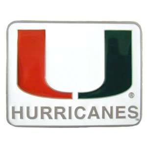  Miami Hurricanes Hitch Cover   Class III Logo