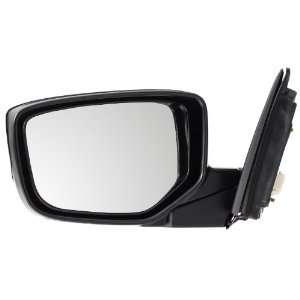 Pilot 08 10 Honda Accord Coupe Power Heated Mirror Left Black Smooth 