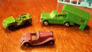 Lot of 37 OLD Vintage 70s TOY CARS & MATCHBOX Carry CASE~HOT WHEELS 