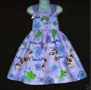 princess_trunk Littlest Pet Shop Lilac Dress Sz 12M 10y  