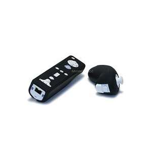  Silicone Skin for Wii Remote Control and Nunchuk   Black 