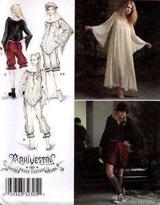 Simplicity 2777 ArkiVestry Gothic Costume Gown PATTERN  