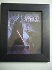 Star Wars The Force Unleashed LucasArts Collectible Glass Framed 
